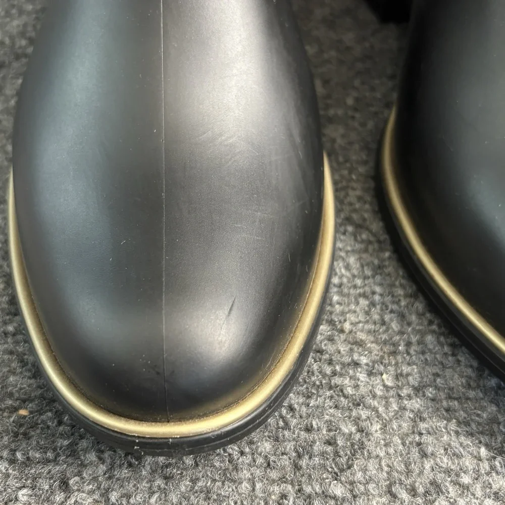 Kate Spade New York Women's Sedgewick Rain Boots Size 10 Black Waterproof